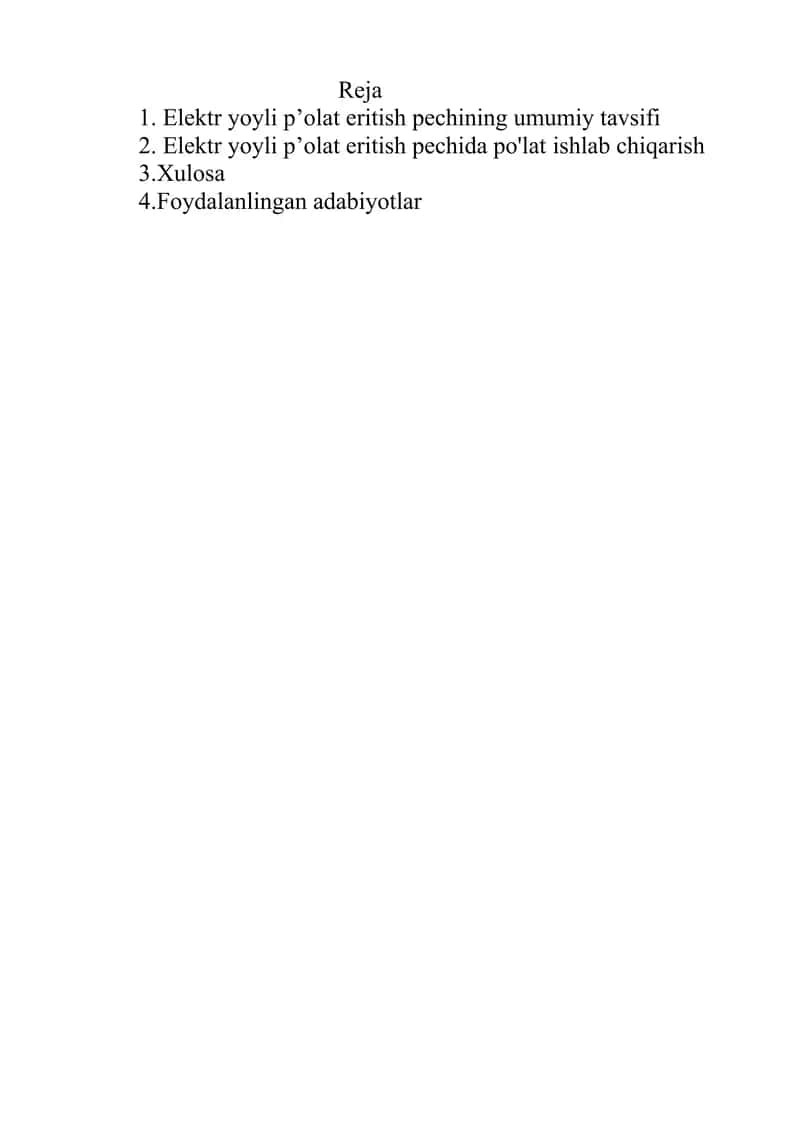 elektr yoyli polat eritish pechi 1