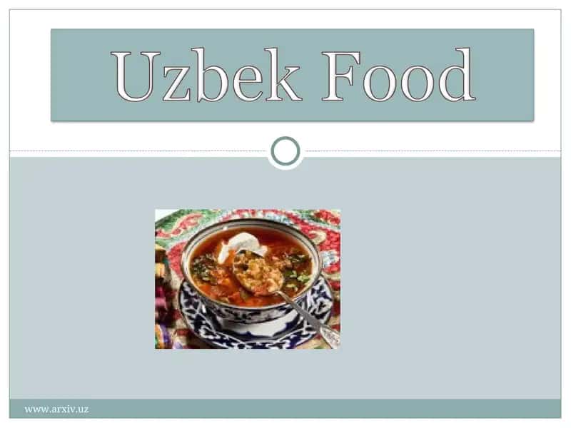 Uzbek Food Recipes 1
