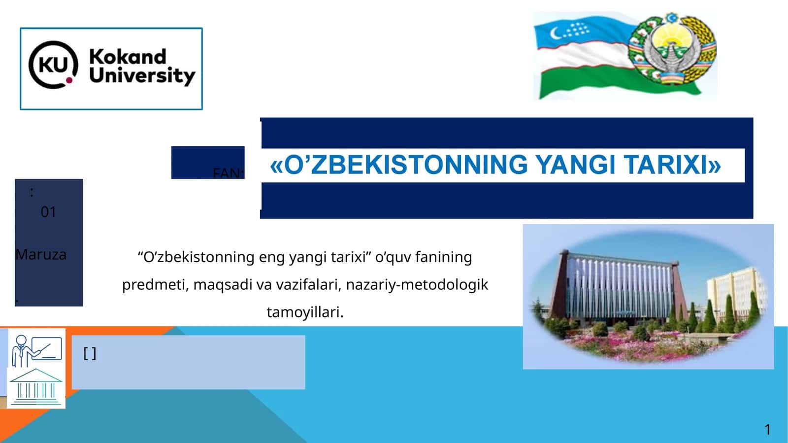 O’zbekistonning eng yangi tarixi 1