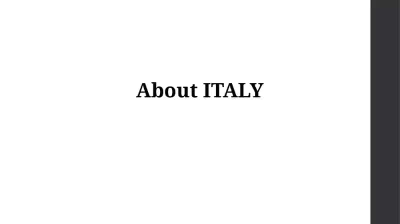 Italy: A Land of History and Beauty 1