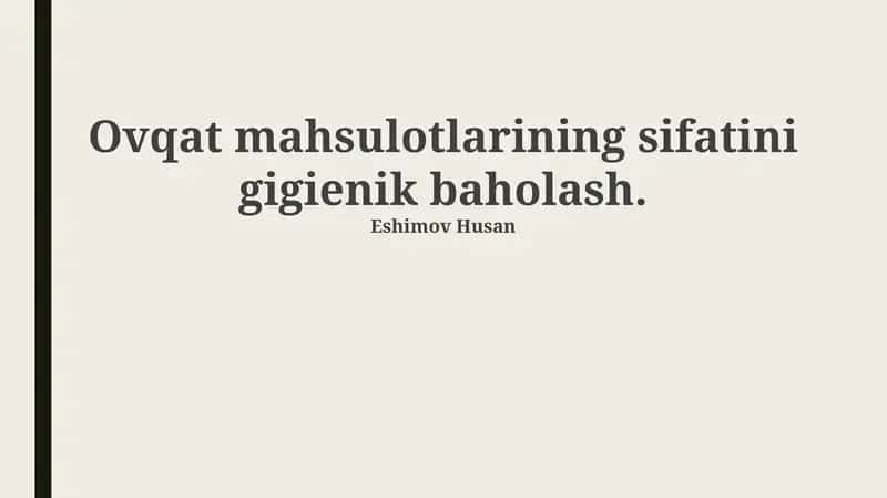 Eshimov Husan 1