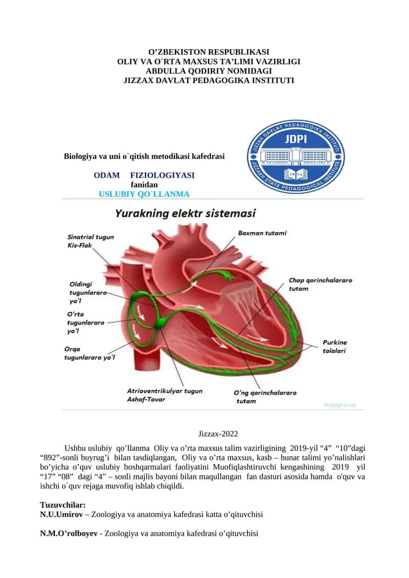 Zoologiya va anatomiya 1