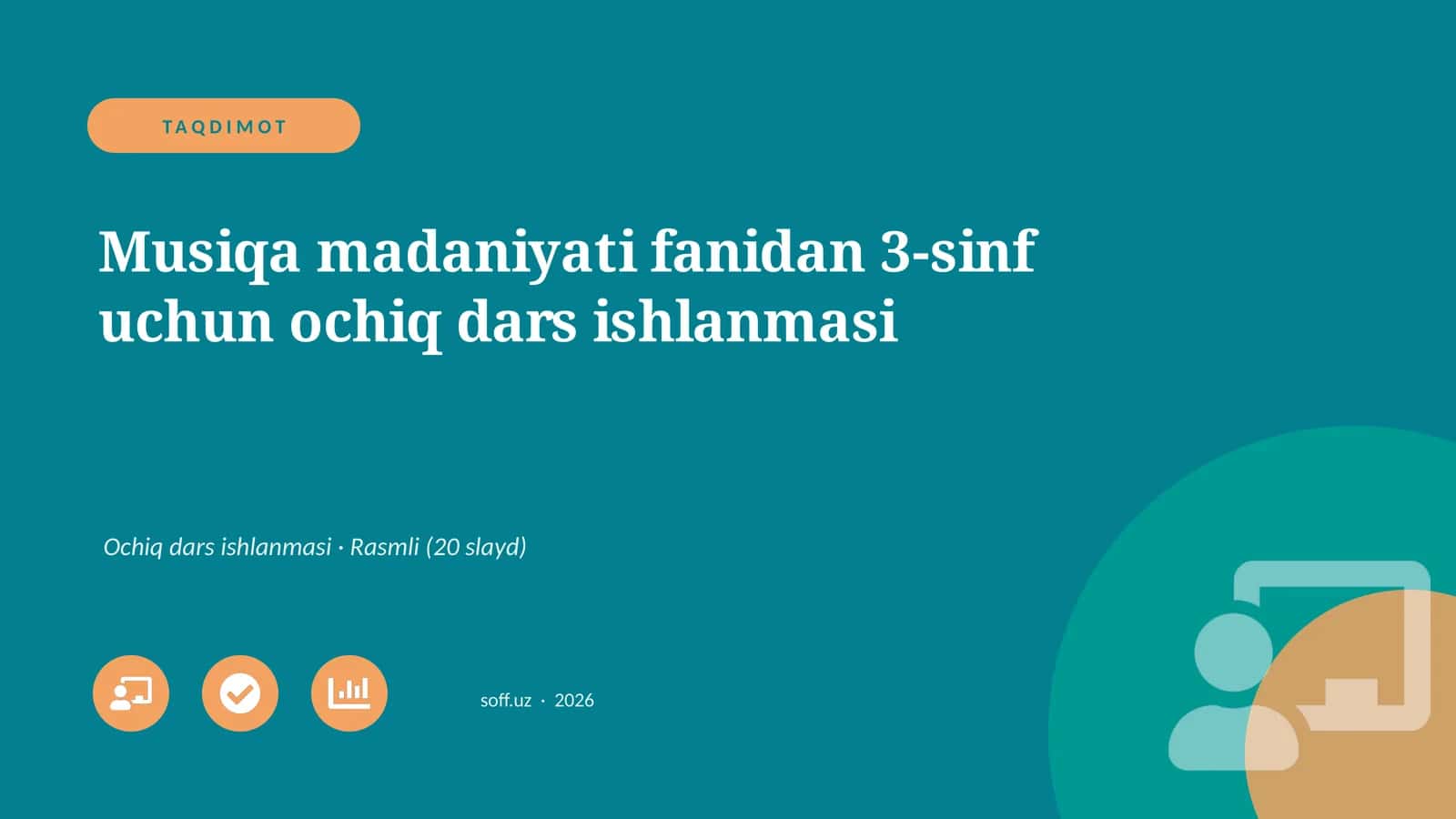 Musiqa madaniyati fanidan 3-sinf uchun ochiq dars ishlanmasi 1