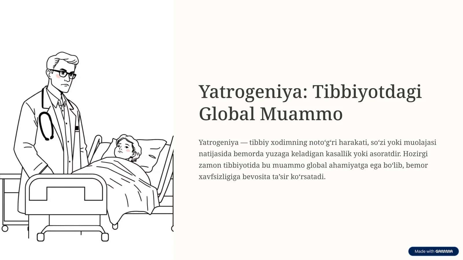 Yatrogeniya: Tibbiyotdagi Global Muammo 1