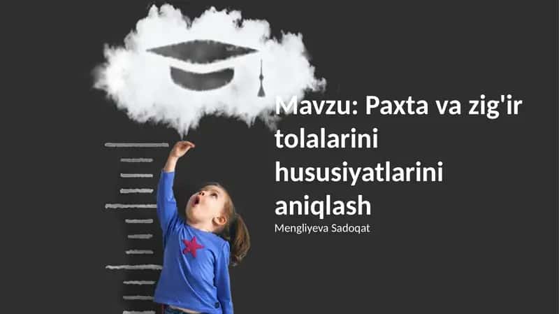 Paxta va zig'ir tolalarini hususiyatlarini aniqlash 1