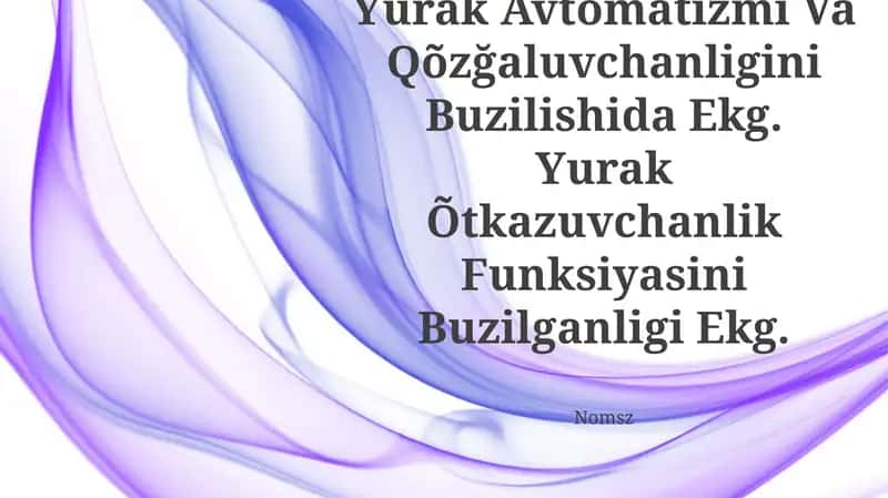 Yurak Ritmini Buzilish Sindromi 1
