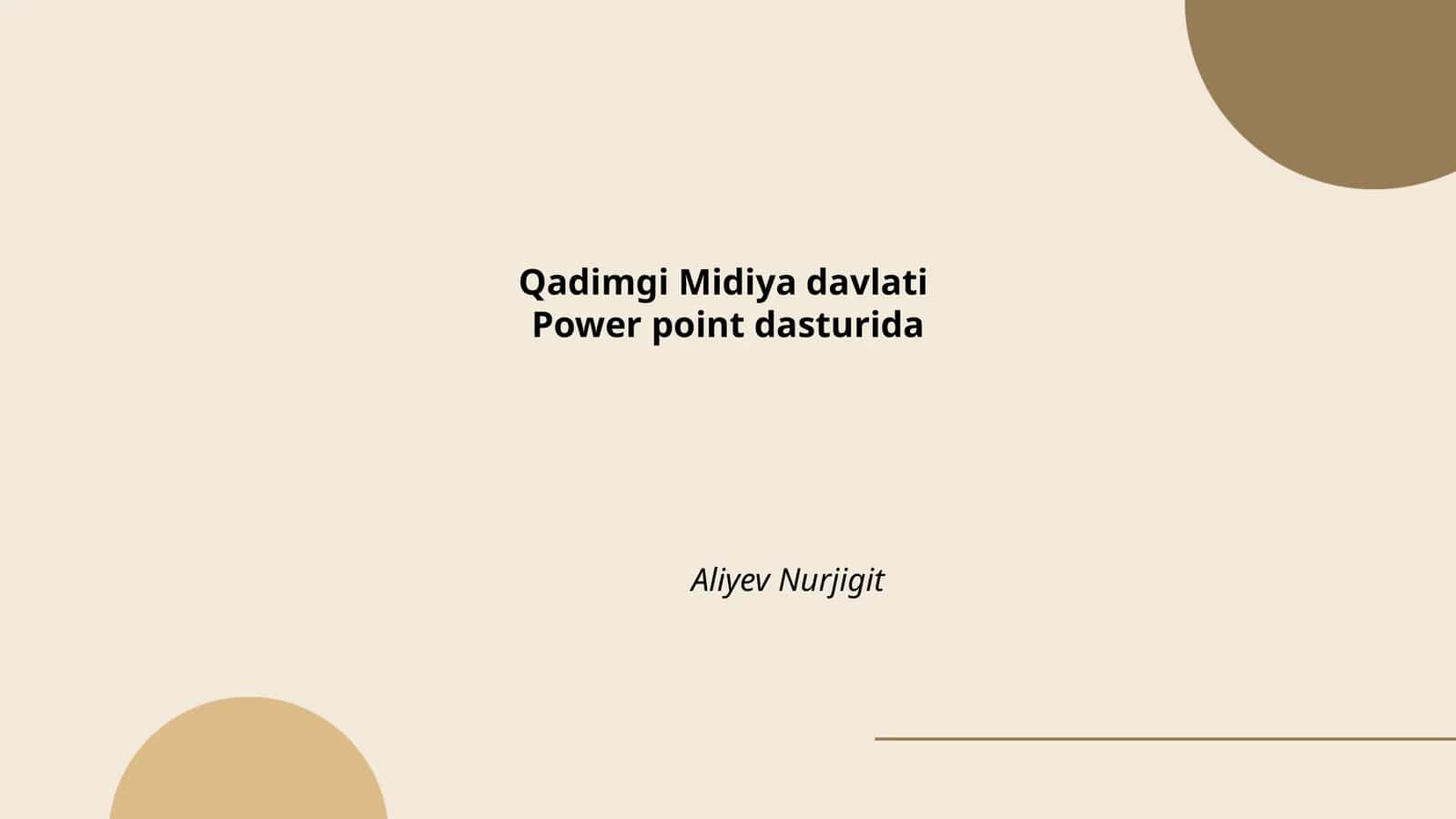 Midiya davlati 1