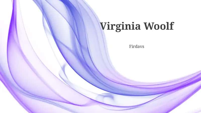 Virginia Woolf 1