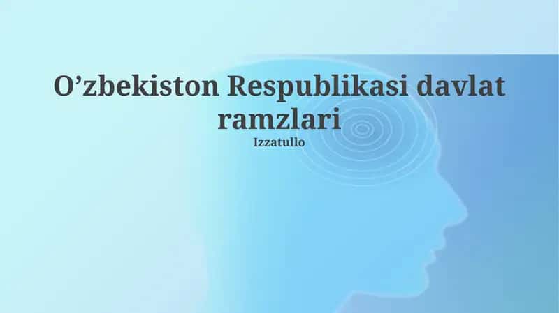 O'zbekiston Respublikasi davlat ramzlari 1