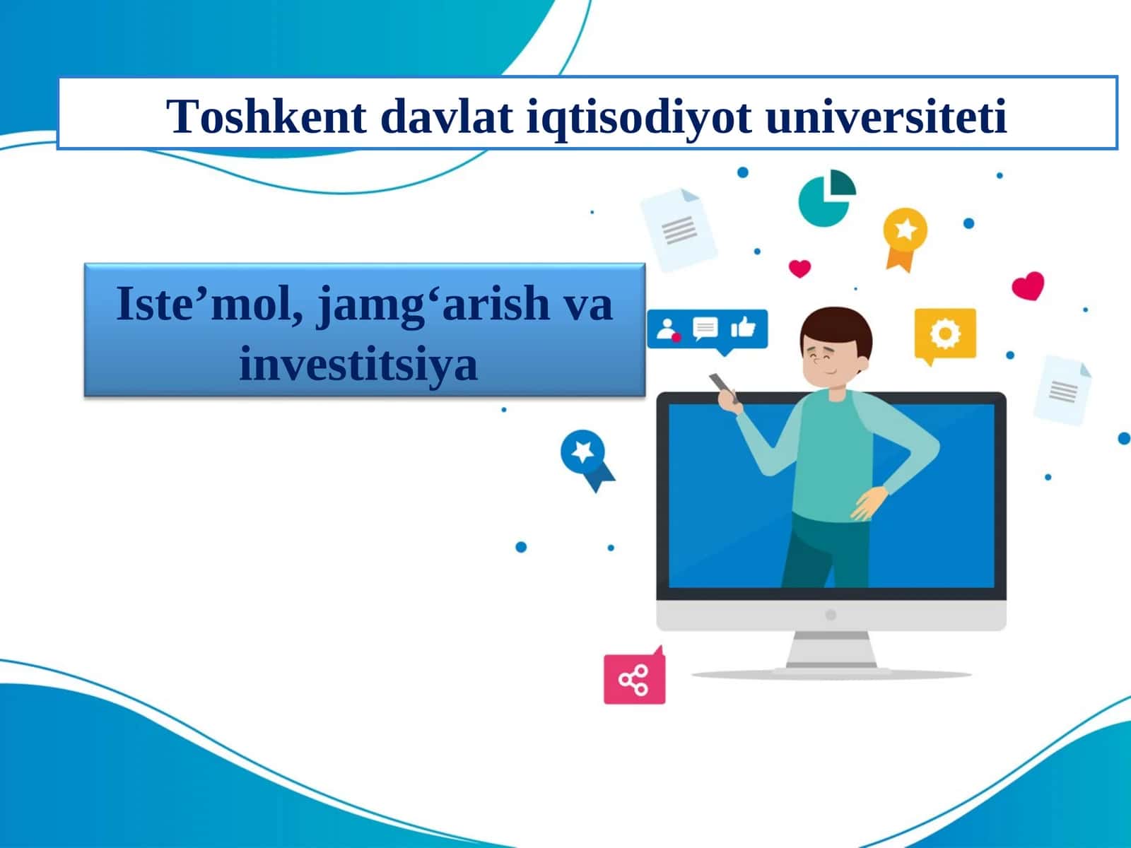 Iste’mol, jamg‘arish va investitsiya 1