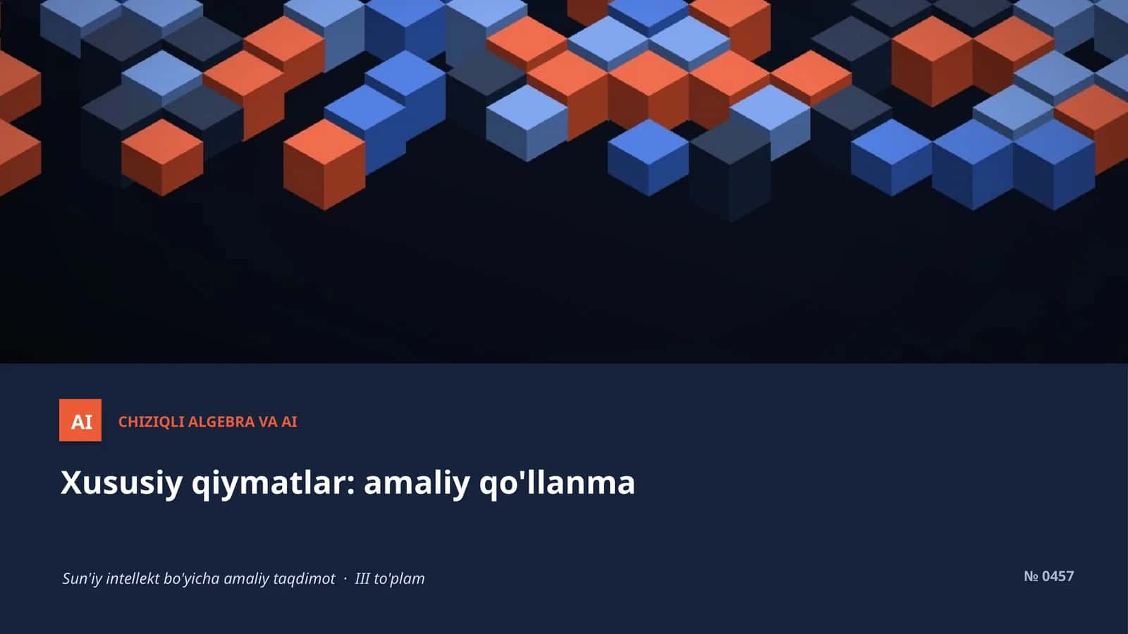Xususiy qiymatlar 1