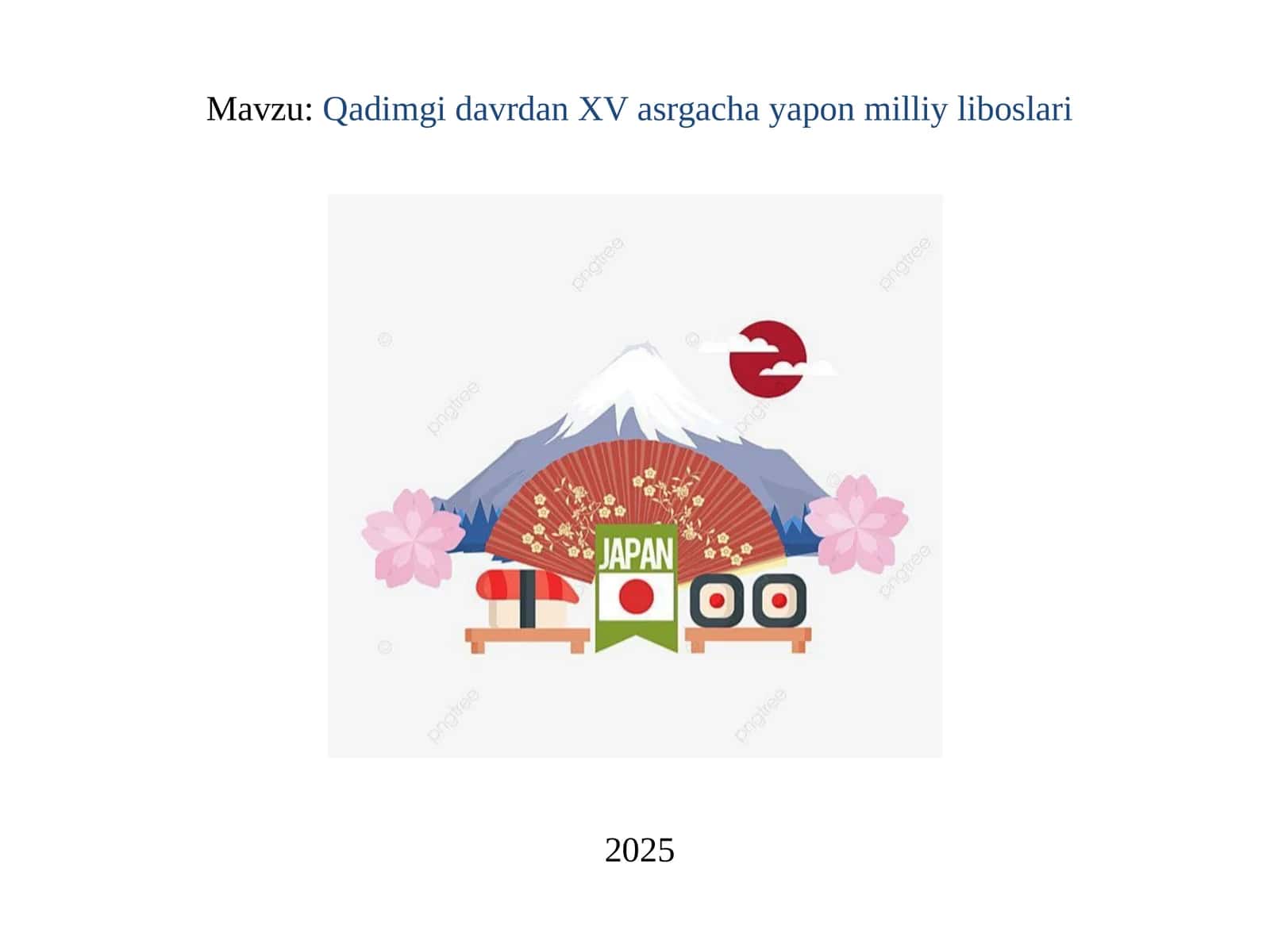 Qadimgi davrda XV asr gacha yapon milliy liboslari 1