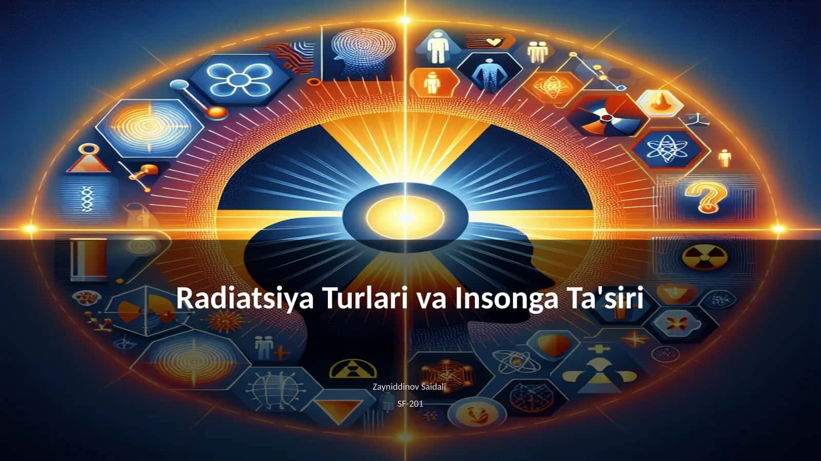 Radiatsiya Turlari va Insonga Ta'siri 1
