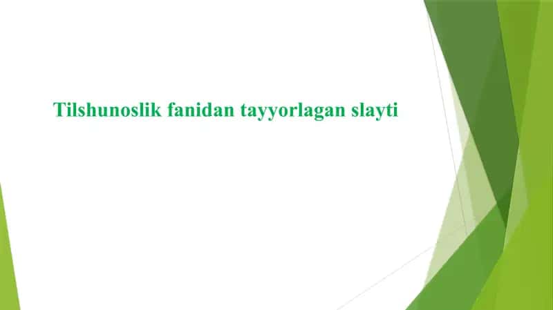 Tilning paydo bo`lishi haqida nazariyalar 1