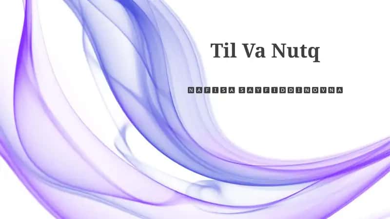 Til va Nutq 1