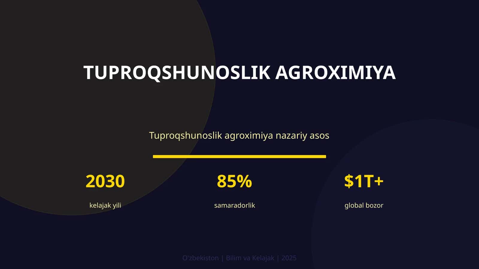 Tuproqshunoslik agroximiya 1