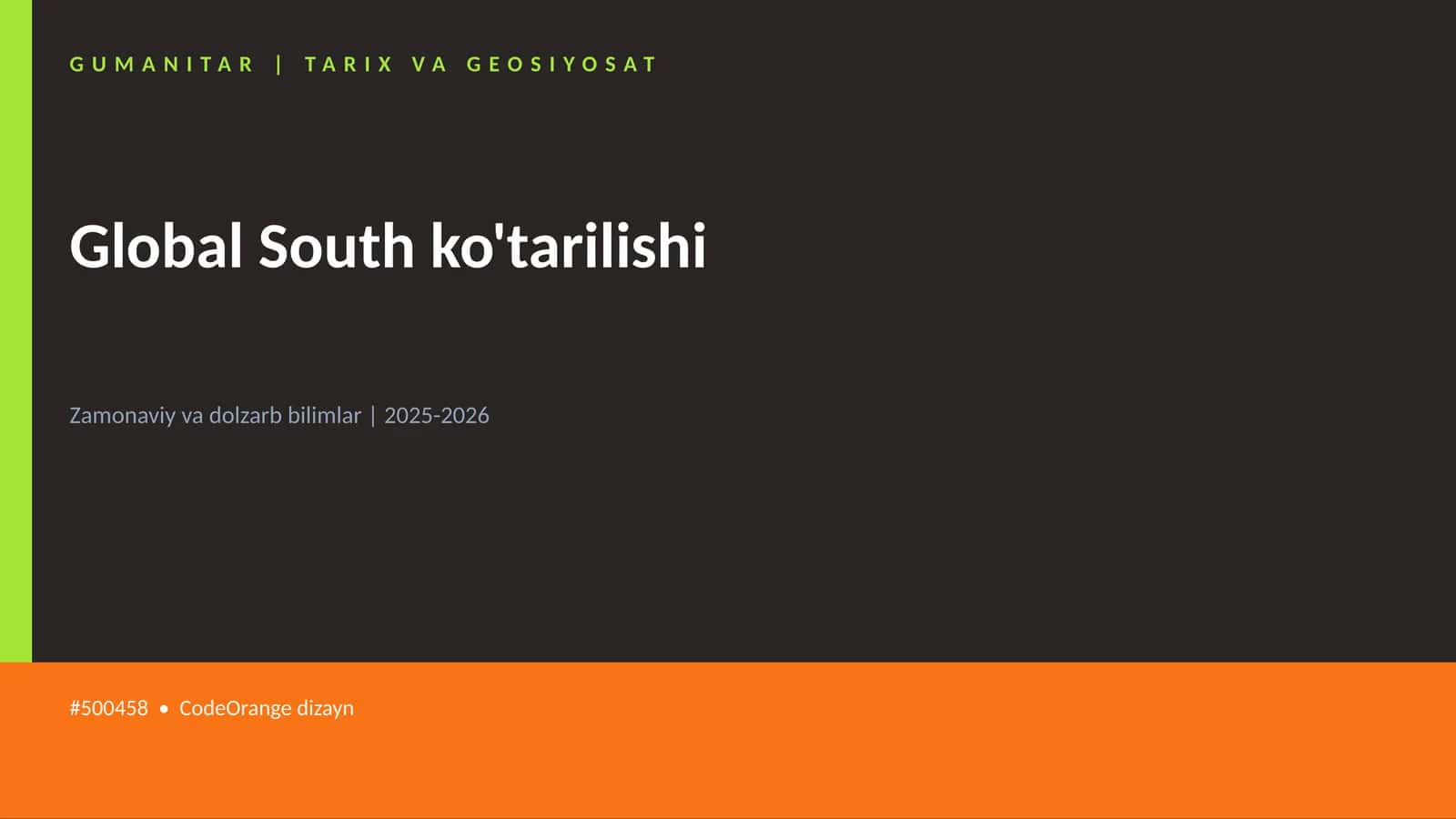 Global South ko'tarilishi 1