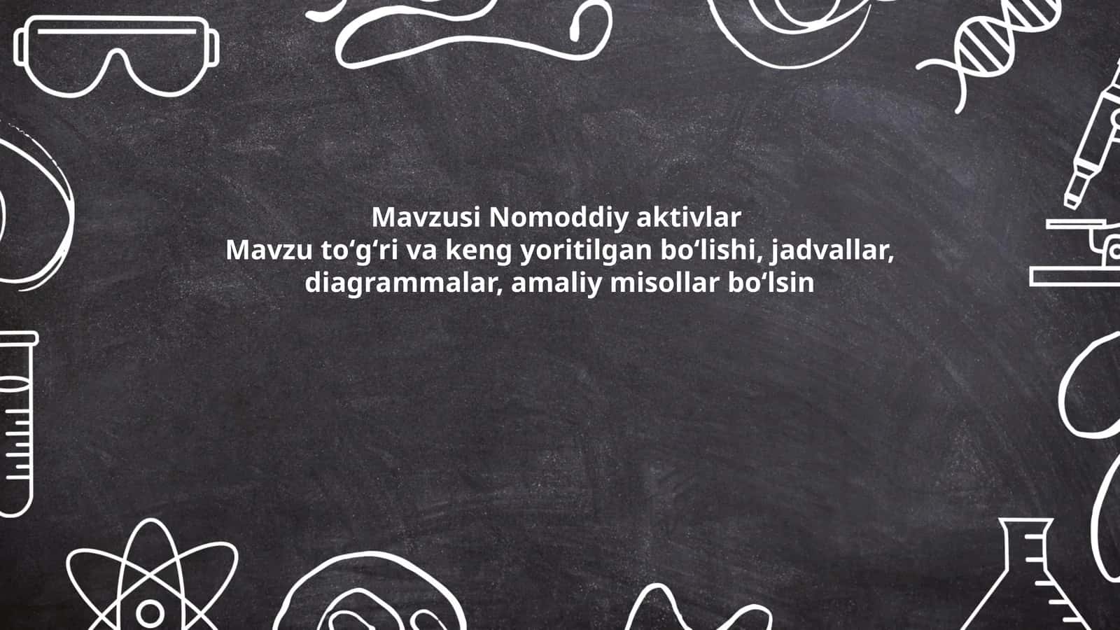 Nomoddiy aktivlar 1