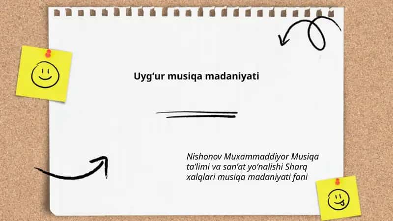 Uygʻur musiqa madaniyati 1