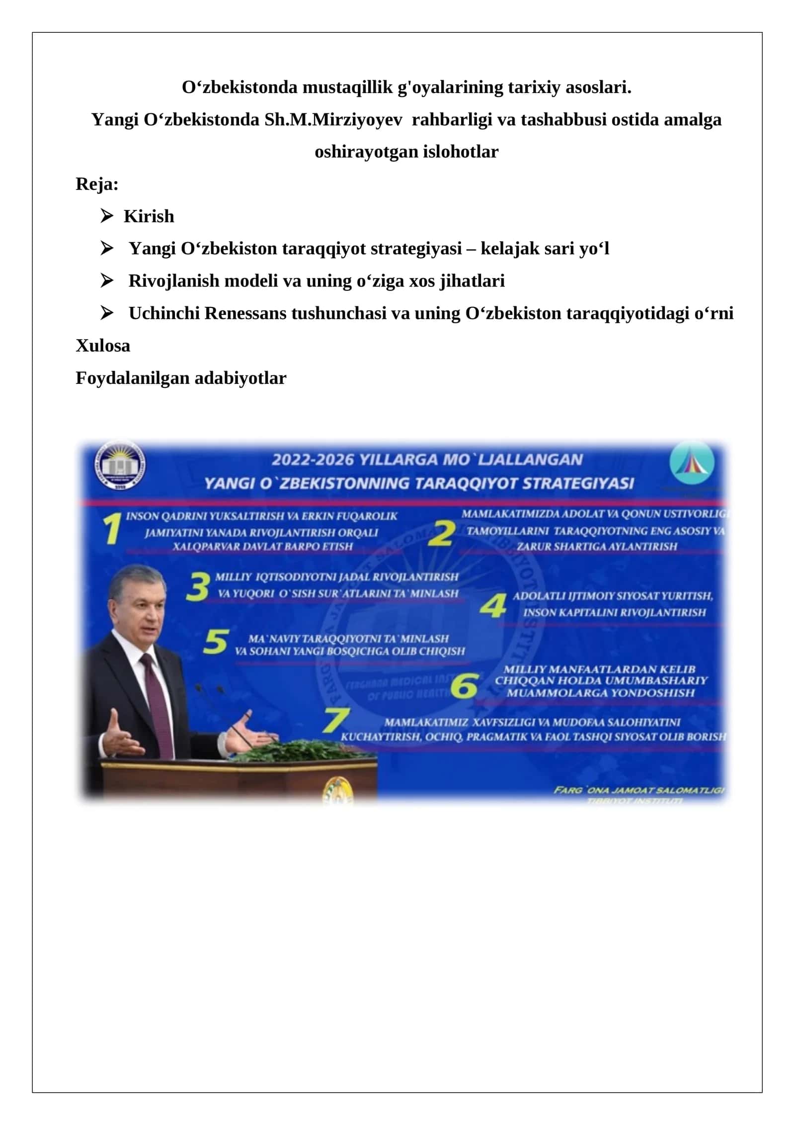 O‘zbekistonda mustaqillik g'oyalarining tarixiy asoslari 1