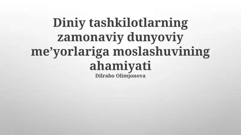 Inklyuzivlik va bag'rikenglik 1