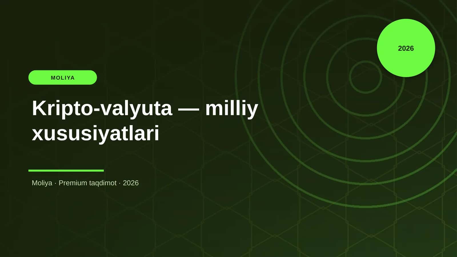 Kripto-valyuta — milliy xususiyatlari 1