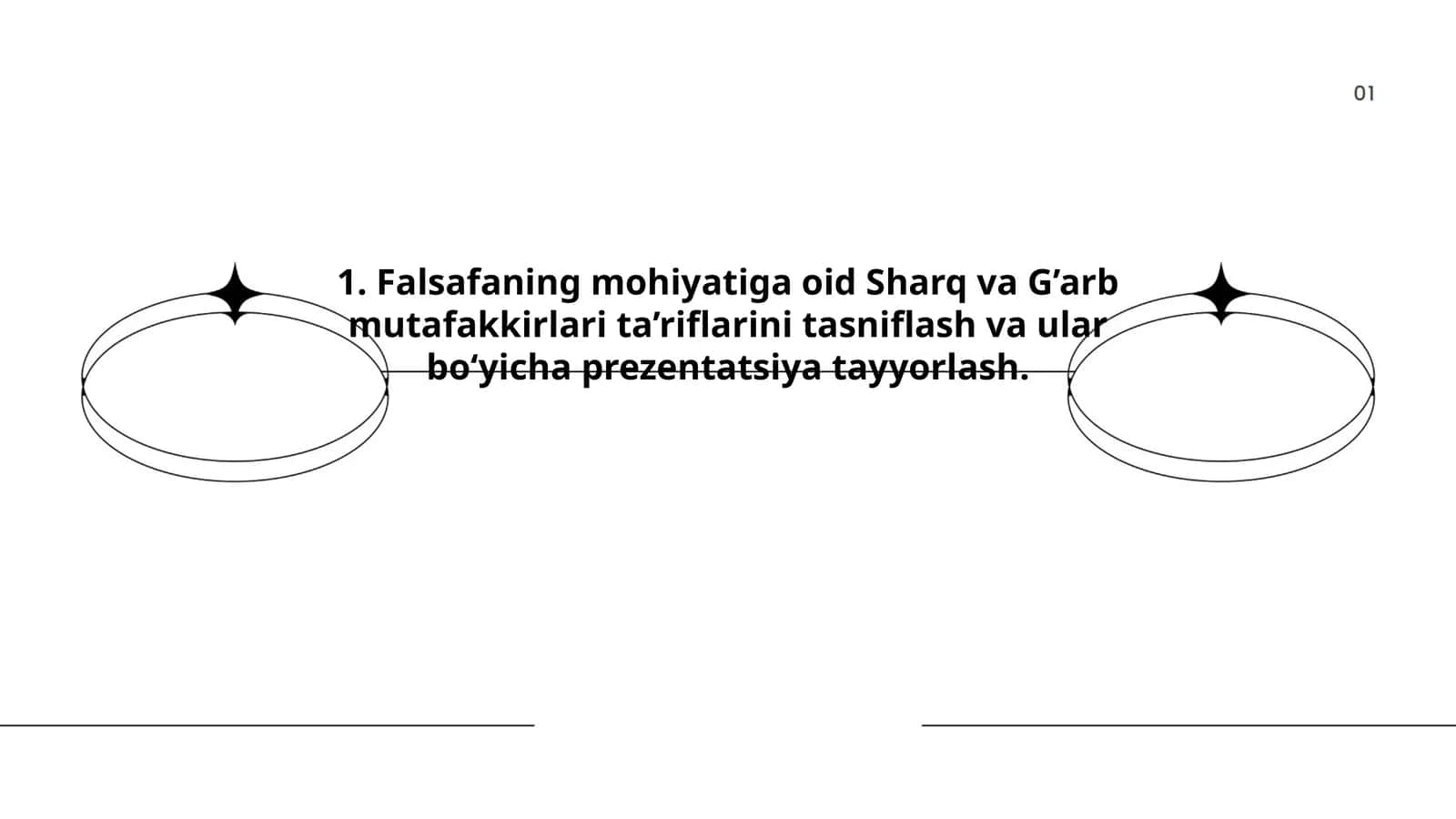 Sharq va G’arb Falsafasi 1