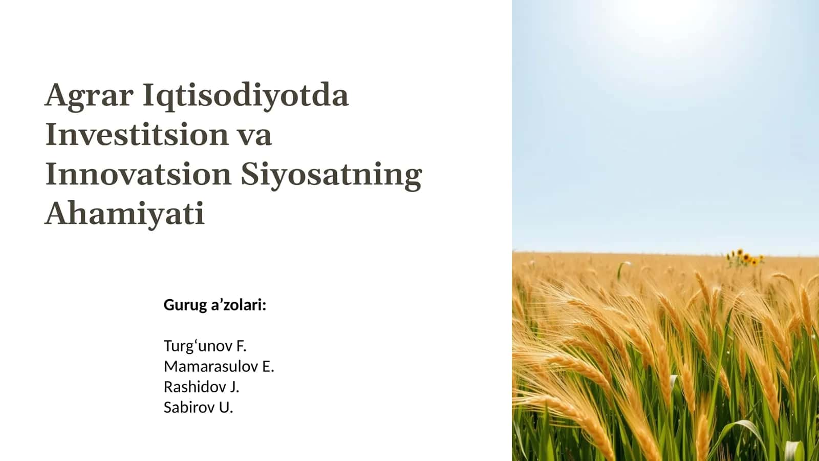 agrar iqtisodiyot 1