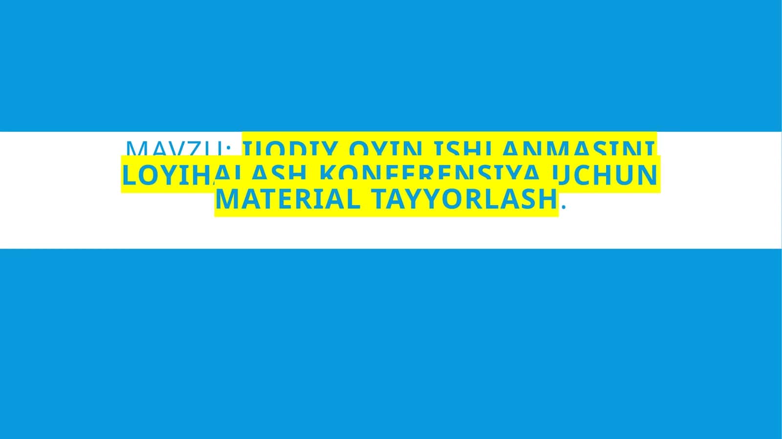 Ijodiyoyinishlanmasiniloyihalash 1