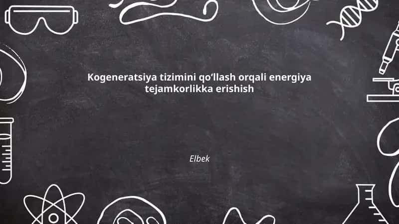 Kogeneratsiya tizimlari 1