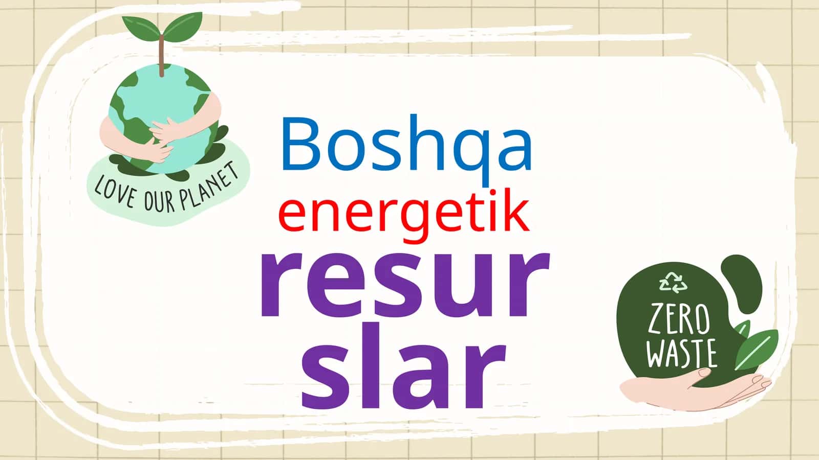 Chiqindilar va ularni qayta ishlash 1