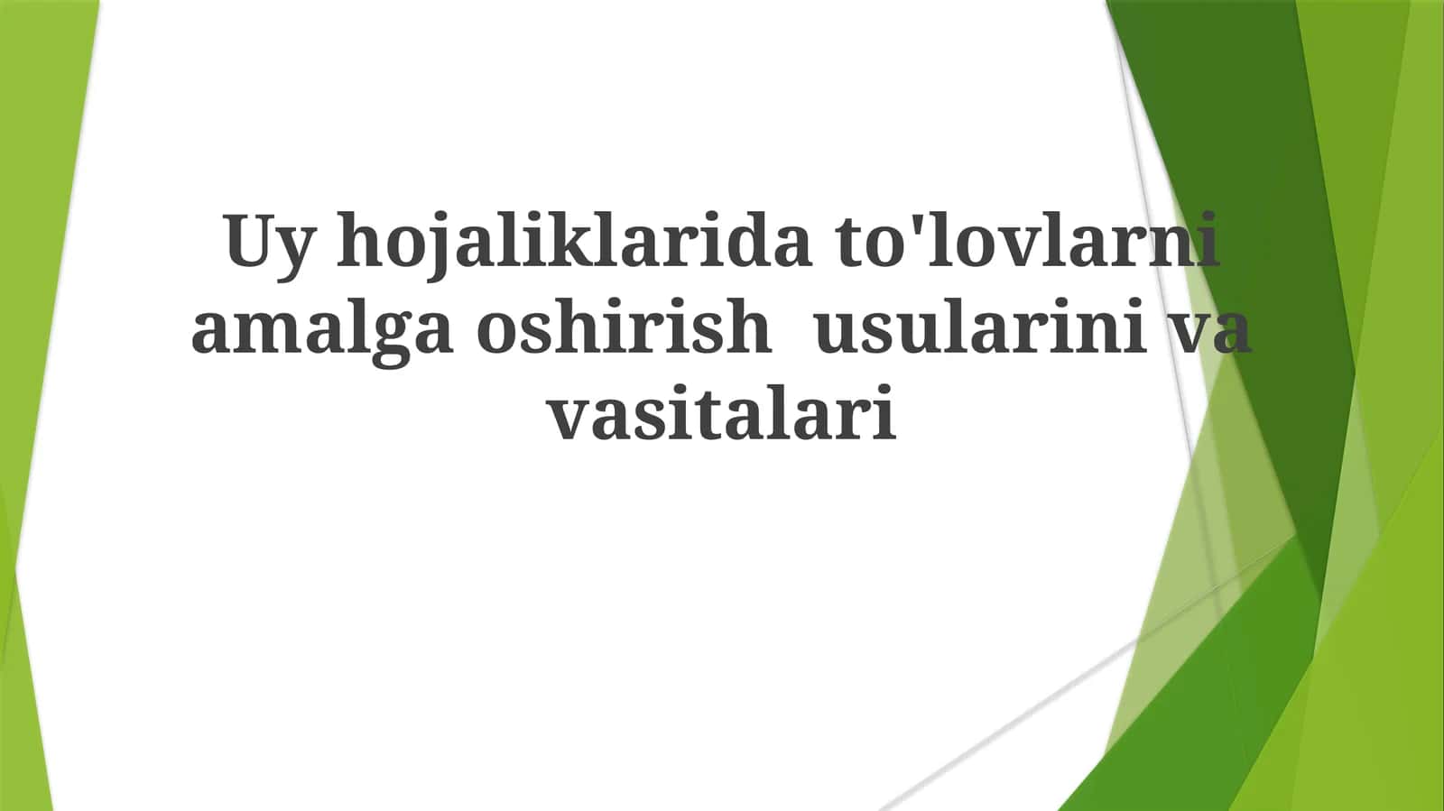 Raqamli To'lov Strategiyalari 1