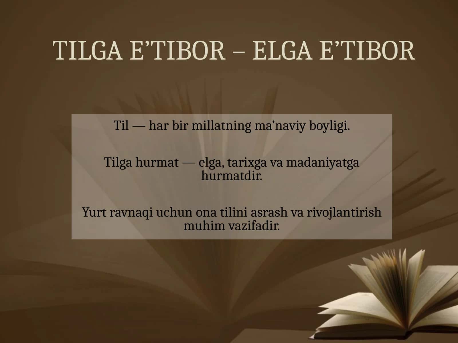 TILGA E’TIBOR – ELGA E’TIBOR 1