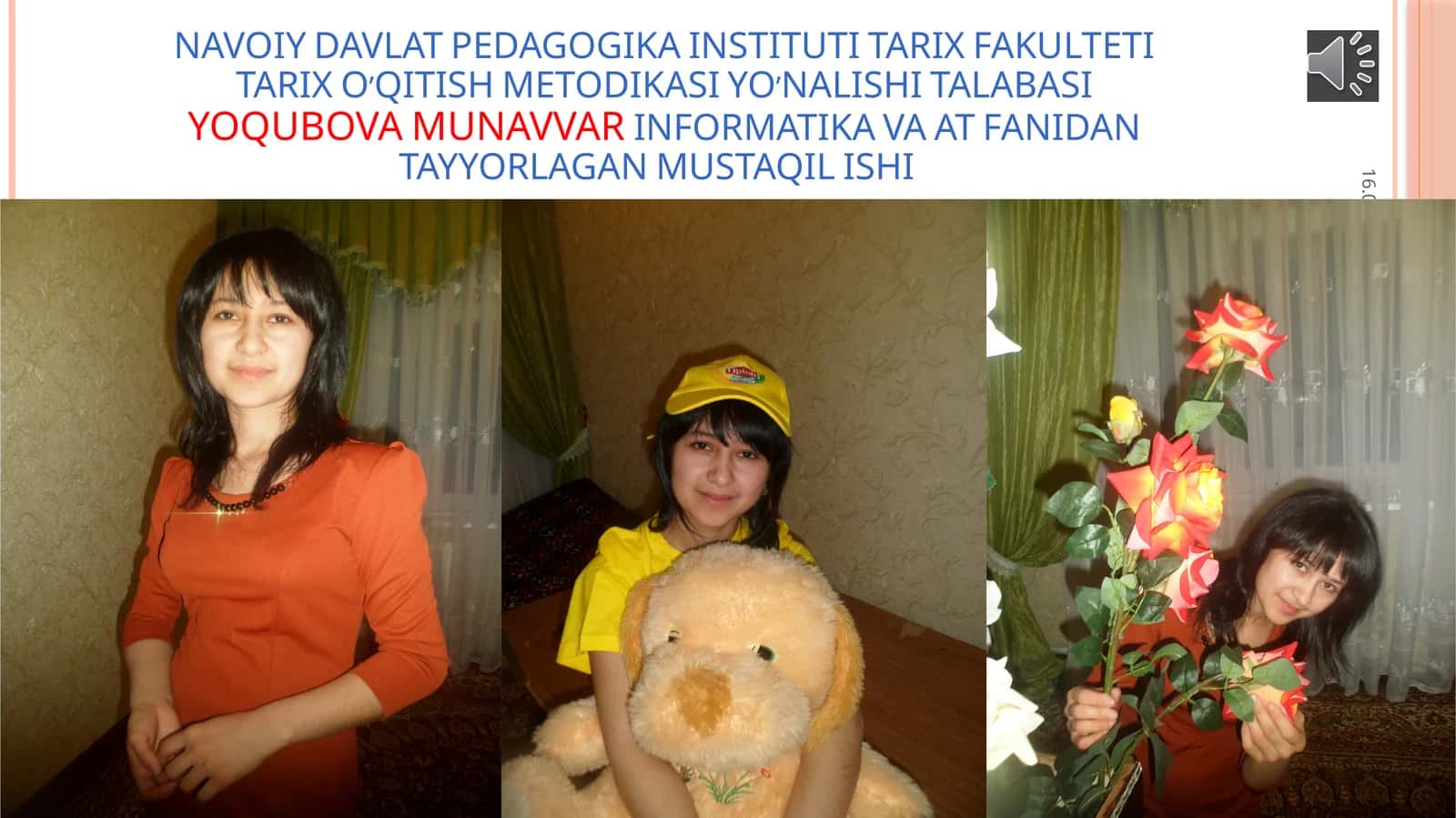 TARIX O’QITISH METODIKASI 1