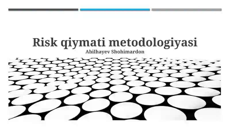 Risk qiymati metodologiyasi