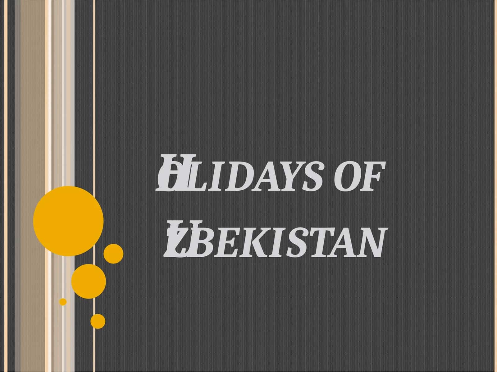 Holidays of Uzbekistan 1