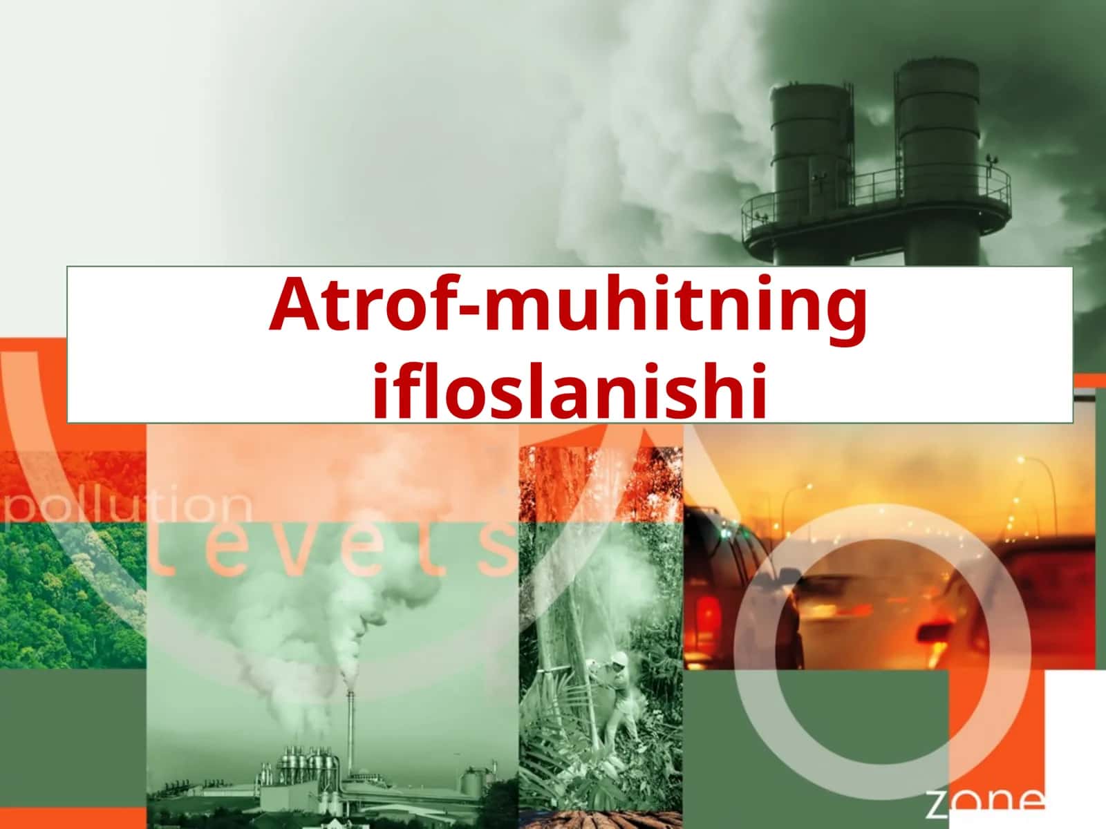 Atrof-muhitning ifloslanishi 1