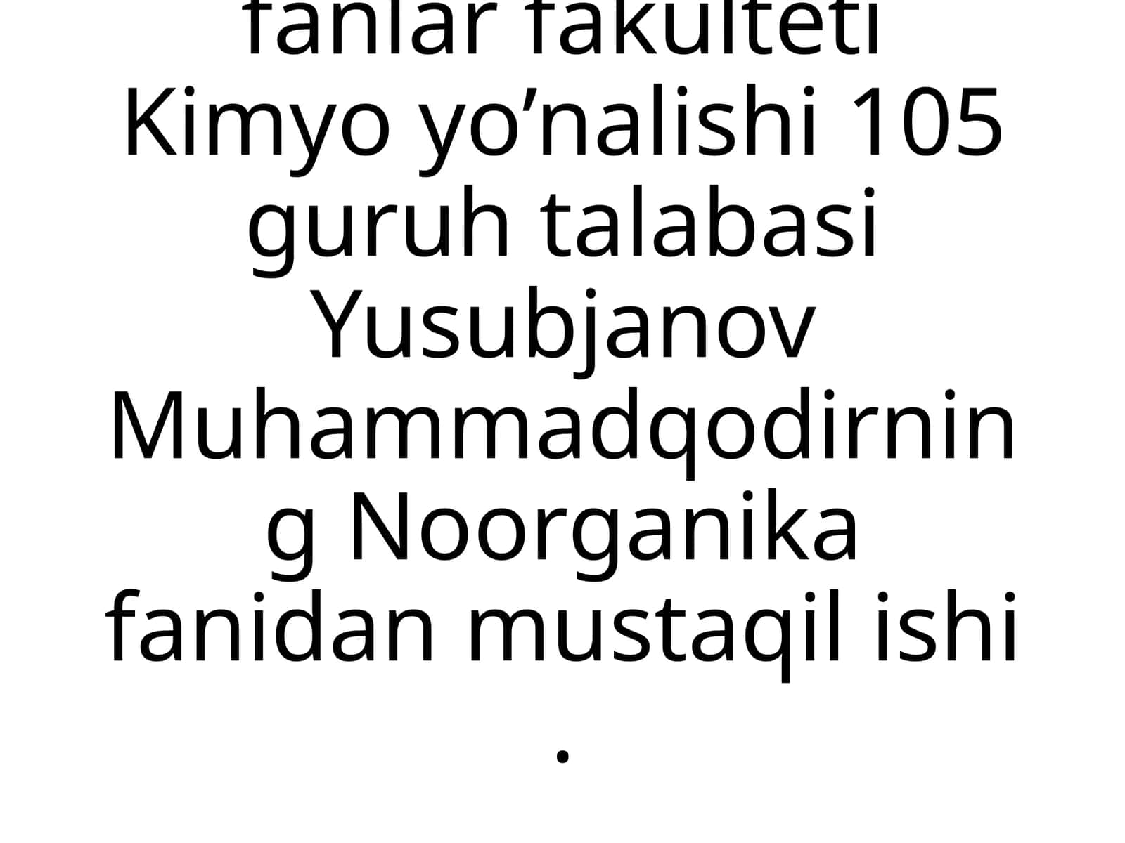 Elektrokimyoviy jarayonlar 1