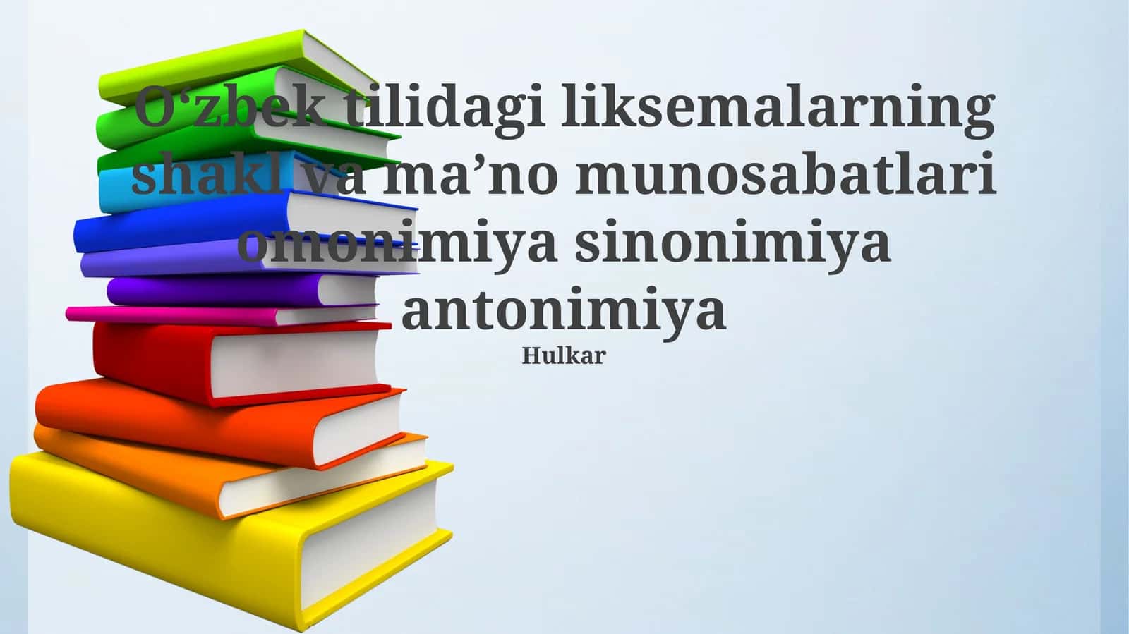 Liksema tushunchasi 1