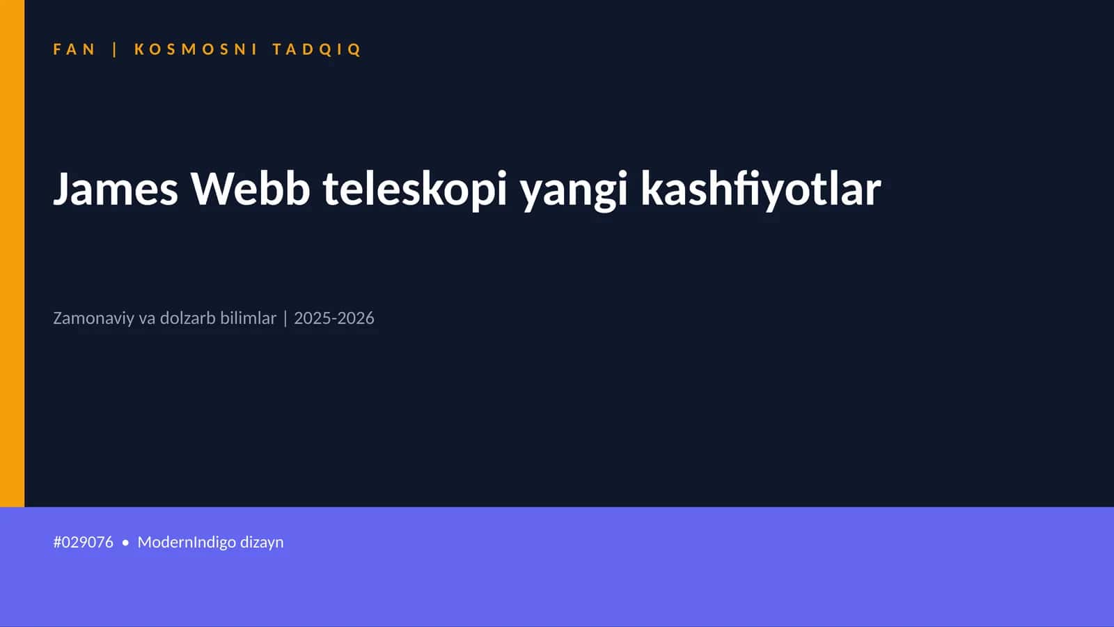 KOSMOSNI TADQIQ 1