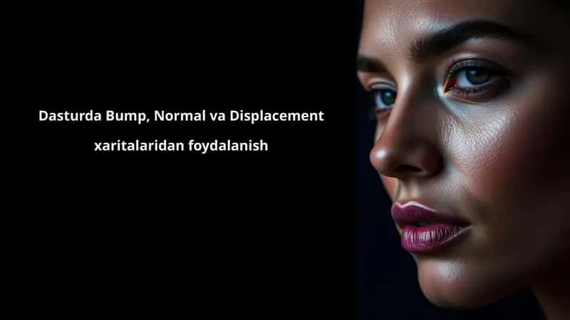 Dasturda bump, normal va displacement xaritalaridan foydalanish 1