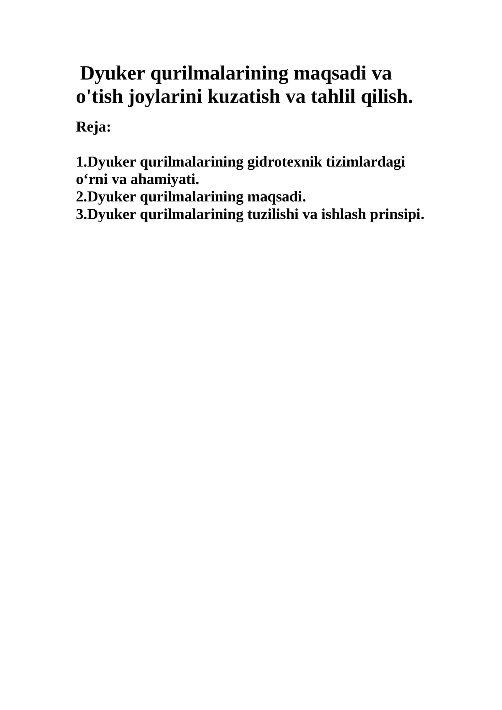 Dyuker qurilmalari 1