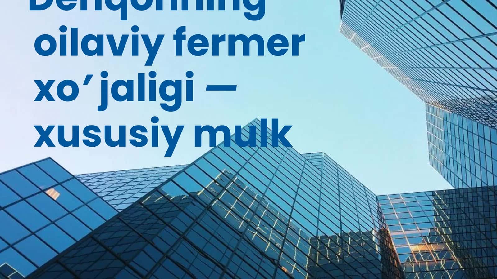 Mulk va uning turlari 1