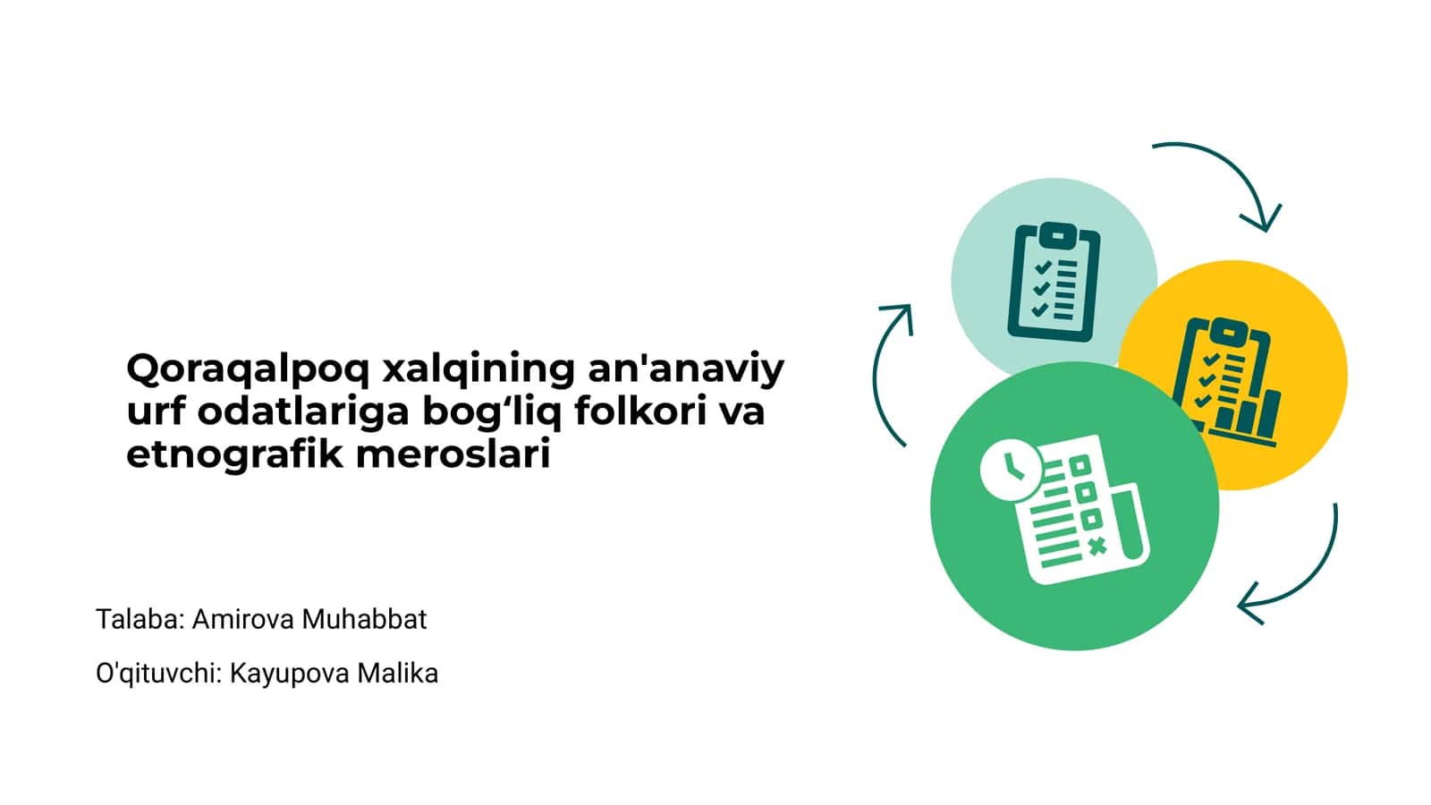 Qoraqalpoq xalqining an'anaviy urf-odatlari 1
