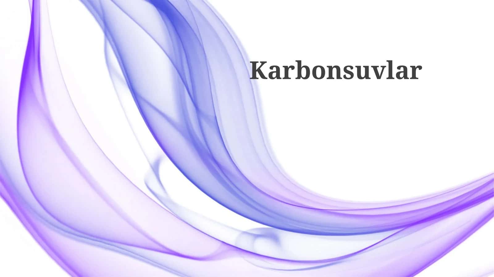 Karbonsuvlar 1
