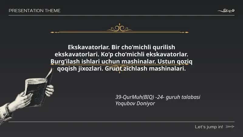 Ekskavatorlar 1