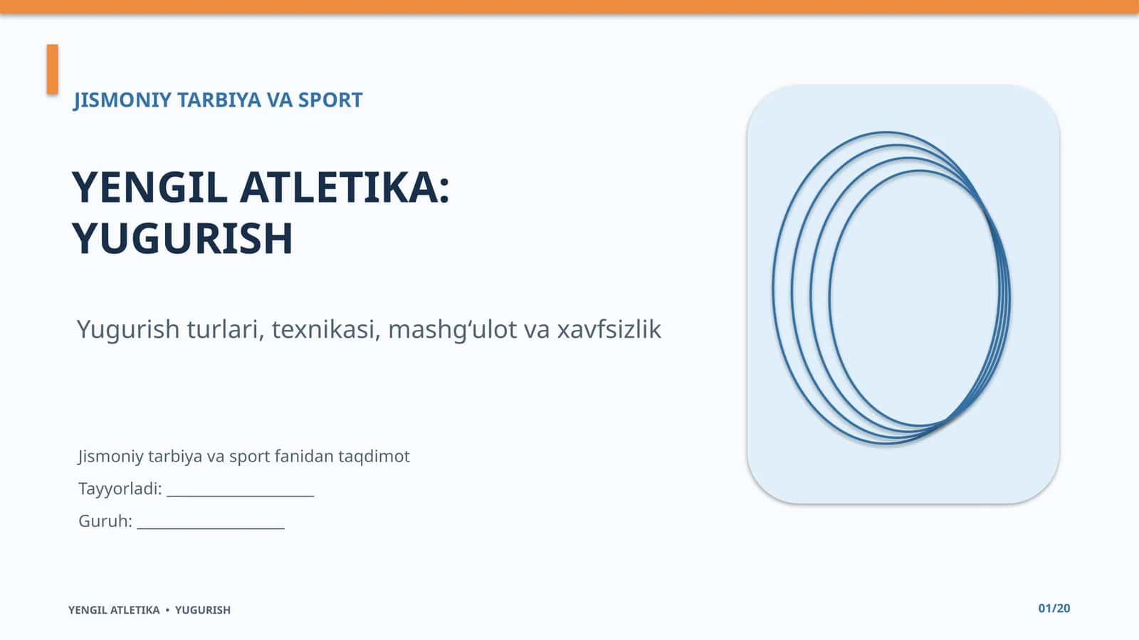 YENGIL ATLETIKA:YUGURISH 1
