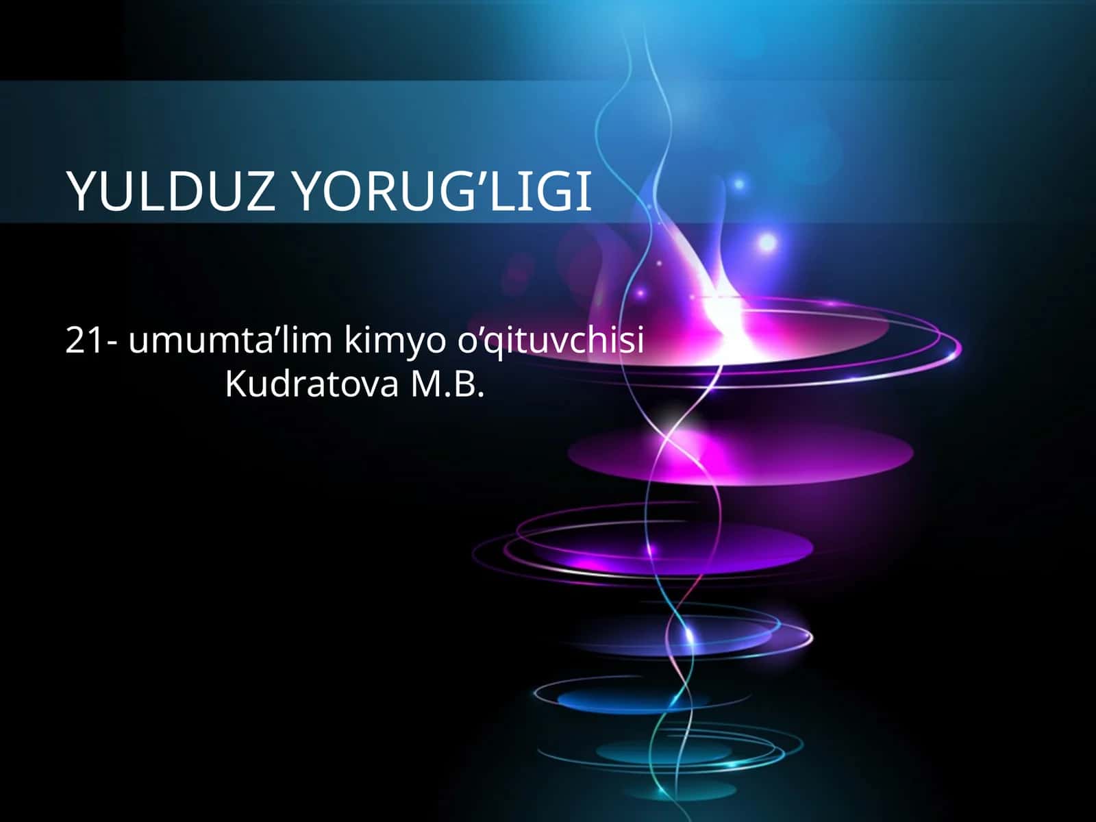 YULDUZ YORUG’LIGI 1