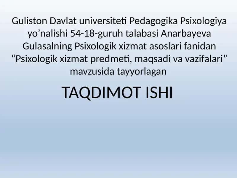 Psixologik xizmatasoslar 1
