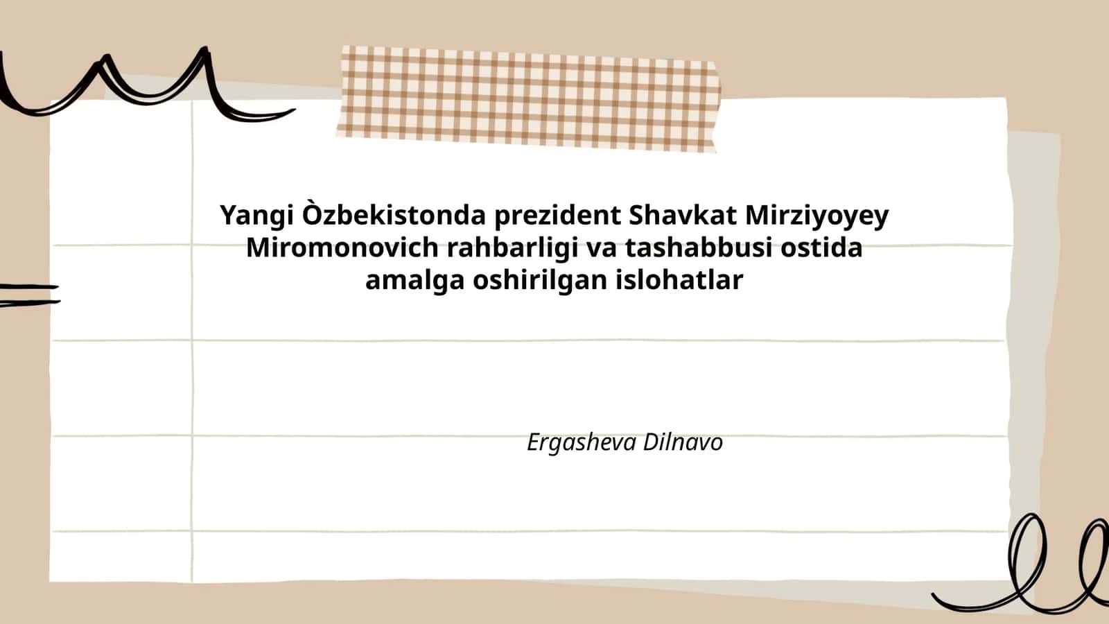 Ta'lim sohasidagi islohotlar 1